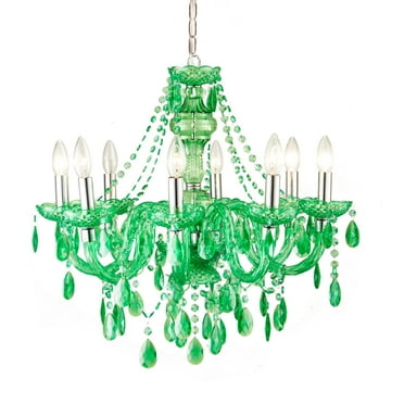 angelo:HOME Fulton Chandelier 8 Light in Spring Green