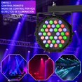 thumbnail image 4 of Geallmg Lluminaci&oacute;n De Escenario, Ca&ntilde;&oacute;n De Leds Rgb 36w R&iacute;tmico Dmx Multicolor, Discoteca, Audio Ritmico Luces Par, bar, fiesta, DJ, espect&aacute;culo, 4 of 8