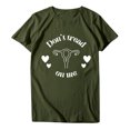 thumbnail image 4 of Camiseta de manga corta con estampado de letras informal para mujer Fridja  hjk1917, 4 of 7
