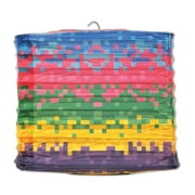 8-Bit Square Paper Lantern 8"- 12 Pack(1 Per Package)