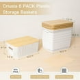 thumbnail image 2 of Criusia Plastic Storage Bins, 2 of 8