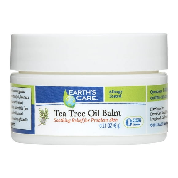 Bálsamo Earth's Care Árbol de Té prueba sin parabenos ni fragancias