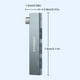 thumbnail image 2 of Expansor de concentrador USB de alta velocidad Wdftyju para computadora/tableta/teléfono gris, 2 of 9