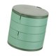 thumbnail image 5 of Organizador de joyas giratorio, soporte para pendientes, versátil caja de almacenamiento de joyas pequeña de 4 niveles para accesorios para el cabello, 5 of 9
