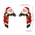 thumbnail image 5 of Clearance! 2PC Christmas Peekaboo Door Frame Decor, Door Corner Decor, Christmas Door Decorations (Santa), 5 of 7