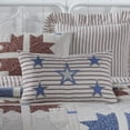 thumbnail image 2 of VHC Brands Celebration Farmhouse Throw Pillow, Stars & Stripes, Red Creme Blue, 14x22, 2 of 3