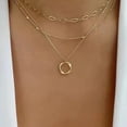 thumbnail image 1 of Romantic Simple Small Heart-shaped Necklaces Exquisite Crystal Zircon Pendant Gold Color Clavicle Chain Women‘s Wedding Jewelry, 1 of 7