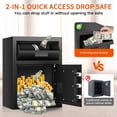 thumbnail image 2 of Caja fuerte Depository Safe Thmosz de 2,2 pies cúbicos para negocios con ranura, 2 of 9