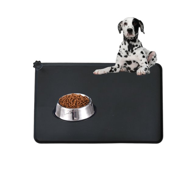 Silicone Waterproof Dog Cat Pet Food Mats Tray Non Slip Pet Dog Cat