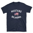 thumbnail image 1 of Mustang Oklahoma Patriot Men's Cotton T-Shirt, 1 of 1