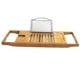 thumbnail image 3 of Bamboo Bathtub Tray Caddy Bath Tray Table With Ext Sides, 3 of 5