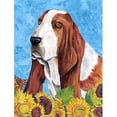 thumbnail image 1 of Carolines Treasures SC9066GF Basset Hound Flag Garden Size, 1 of 3