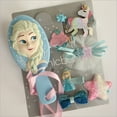 thumbnail image 2 of xiaxaixu Hair Accessories Set Cartoon Mermaid Snow White Cat Pearl Bangs Clip, 2 of 7