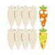 thumbnail image 2 of CaiYueKe 10 Sets Easter DIY Wood Slices Craft Kit, Unfinished Wooden Carrot Pendants for Painting, Holiday Decorations, Handmade Ornaments, Woodworking Art Supplies, Creative Gift Making, 2 of 6