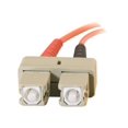thumbnail image 4 of C2G 5m SC-SC 62.5/125 OM1 Duplex Multimode PVC Fiber Optic Cable - Orange - patch cable - 16.4 ft - orange, 4 of 4