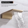 thumbnail image 2 of CASAINC Single-Handle 1-Spray Tub and Shower Faucet in Brushed Gold, Valve Included, 2 of 9