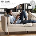 thumbnail image 5 of Galvanox 10 ft iPhone Charger Cable Long USB C to Lightning Cord for iPhone 11/12/13/Pro Max (2 Pack), 5 of 7