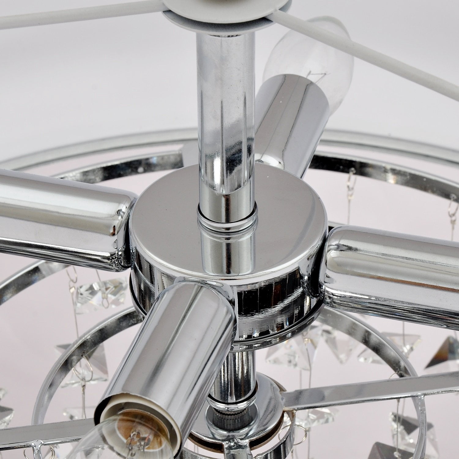 Simple and elegant 4-head crystal room chandelier
