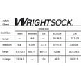 thumbnail image 2 of Wrightsock Unisex Light Hike Crew Double Layer Anti-Blister Socks  Black/White - 696-0501, 2 of 2