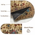 thumbnail image 6 of Boho Flower Area Rug 6x9 FT, Non Slip Living Room Throw Carpet, Bohemian Western Rustic Tribal Patterns Washable Soft Large Floor Carpet Non-Shedding Rug for Bedroom Dining Room Play Room, 6 of 9