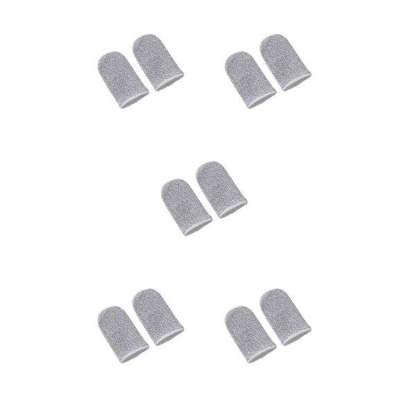 Fundas para yemas de dedos Cateissary 2 piezas fibra de carbono para pantallas táctiles