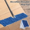 thumbnail image 2 of Blue Floor Mop with Microfiber Material for Multiple Floor Types, Featuring Lock Edge Design, High Water Absorption and Quick Drying, 2 of 9