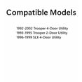 thumbnail image 2 of Driver Left Side Front Door Window Compatible with Isuzu Trooper 1992-2002 Models/ Compatible with Acura SLX 1996-1999 Models, 2 of 4