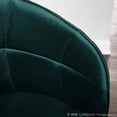 thumbnail image 3 of LumiSource Lindsey Contemporary Chair in Gold Metal and Green Velvet, 3 of 11