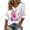 Dark Gray, variant on Breast Cancer Shirts for Women Pink Ribbon Graphic V Neck Tee Tops | Breast Cancer V Neck Shirts, Pink Ribbon Hope Graphic Breast Cancer Awareness Gift Top, Pink M