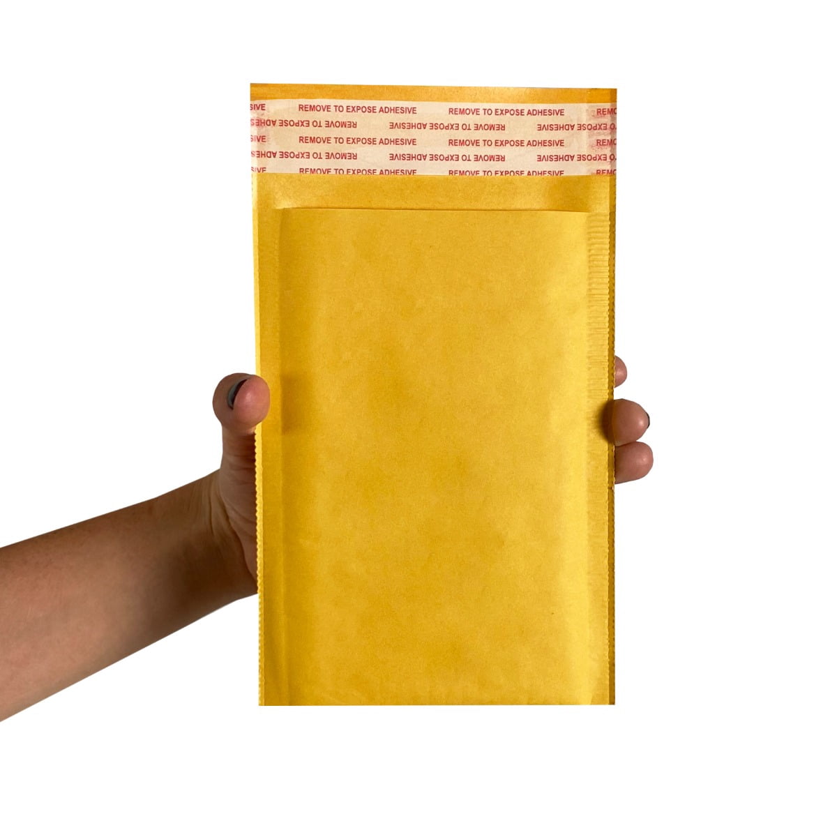 StarBoxes 250 Kraft Bubble Mailers 4x8" - #000 Self-Seal Padded Envelopes