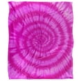 thumbnail image 2 of Logovision Pink Tie-Dye Silky Touch Super Soft Throw Blanket 50' x 60', 2 of 6