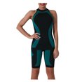 thumbnail image 2 of Taylonsss Clearance Women Seamless Striped Yoga Wear Two-piece Outdoor Sports Vest Shorts Set, 2 of 9