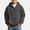 Dark Gray, variant on DJDLJWCJ Boys Zip Up Hooded Sweatshirts Waffle Knit Solid Color Hoodies for Boys Full Zipper Sweatshirt with Pocket Army Green Size 3T