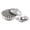 Silver/Matte, variant on Communion Ware Holy Wine Serving Tray With a Lid & a Stacking Bread Plate With a Lid + 40 Cups - Stainless Steel (Brass/Gold Shiny)