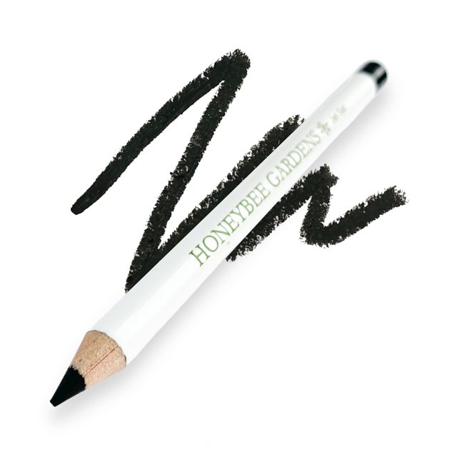 Honeybee Gardens Delineador de ojos sin esfuerzo, Jet Set, Sin gluten, Vegano, Sin parabenos