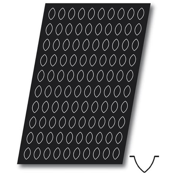 Demarle Flexipan, Quenelle 0.2 Oz (5 ml), 100 Cavities