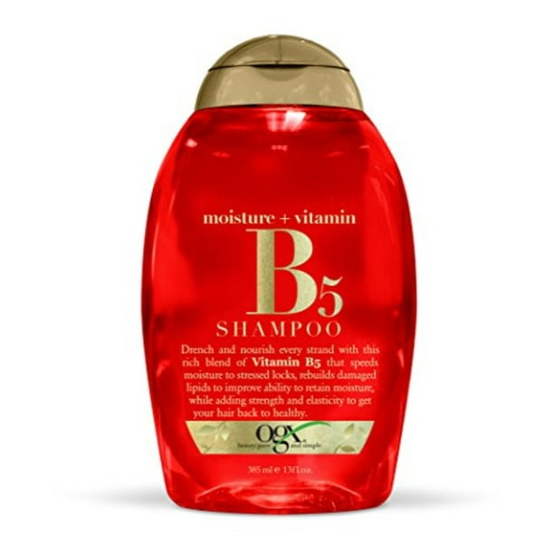 Shampooing à l'Humidité OgX Plus Vitamine B5, 13 Onces