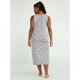 thumbnail image 4 of Joyspun Women's Sleeveless Knit Midi Chemise, Sizes S to 4X, 4 of 6
