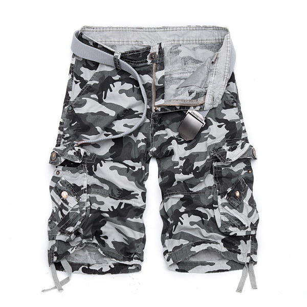 Camouflage Loose Summer Camo Short Pants Homme Cargo Shorts - Walmart.com