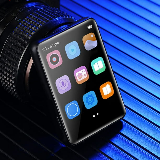 Reproductor de MP3 IPS de 2,4 pulgadas Radio FM Reproductor de MP4 5.0 compatible con Bluetooth para estudiantes Hugtrwg Para estrenar