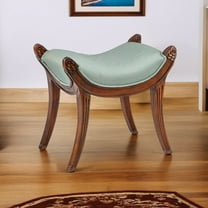 Uforic Classic Wooden Bench with Mahogany Finish