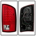 thumbnail image 2 of 2002-2006 Dodge Ram 1500 2500 3500 Red Clear LED Tail Lights Lamps Left+Right, 2 of 6