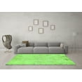 thumbnail image 3 of Ahgly Company Indoor Round Abstract Green Modern Area Rugs, 7' Round, 3 of 4