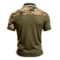 thumbnail image 4 of Hsovts Men's Polo Shirts Short Sleeve Patriotic Golf Shirts American Flag 1776-2026 America 250 Shirts Fourth July Shirts Classic Fit Independence Day Collared Shirt Army Green S, 4 of 4