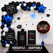 PMU Grad U Roc! Balloon Bouquet Blue (5/pkg) Pkg/1