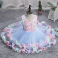 thumbnail image 2 of Vestido de niña, vestido de pastel colorido, vestido hinchado, vestido de niña, vestido de princesa, 2 of 5