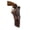 Brown, variant on Leather Holster Floral Tooled Long Barrel Western Gun Cover Tan Color - Left Handed