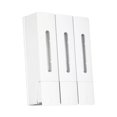thumbnail image 2 of WeiLaiKeQi 3 Chamber Shower Soap Dispenser Shampoo and Conditioner Dispenser for Office White, 2 of 9