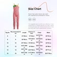 thumbnail image 6 of ZDHoor Girls Christmas Candy Cane Striped Sequins Dance Unitard Jumpsuit Stage Performance Costume Red-H 8, 6 of 6
