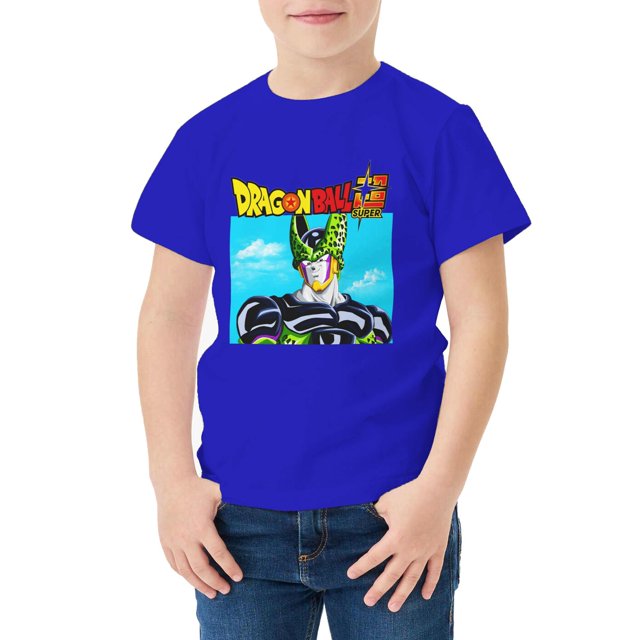 Camiseta Algodón de DBZ para niños